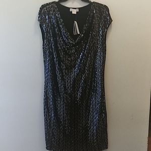 Michael Kors Sequin Plus Size Dress 2X